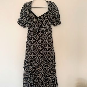 ASOS puff sleeve gown